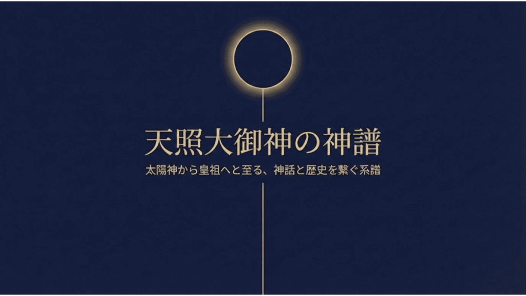 天照大御神の神譜