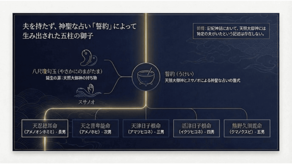 スサノオとの関係と誓約(うけい)